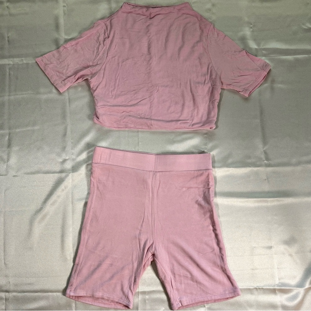 Powder Pink Short Set SZ M
